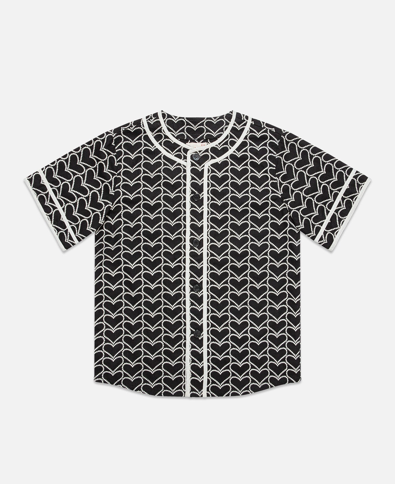 CLOT x Emotionally Unavailable Baseball Shirt - Black/White
