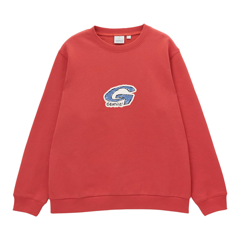G-Scribble Sweatshirt - Crimson Red