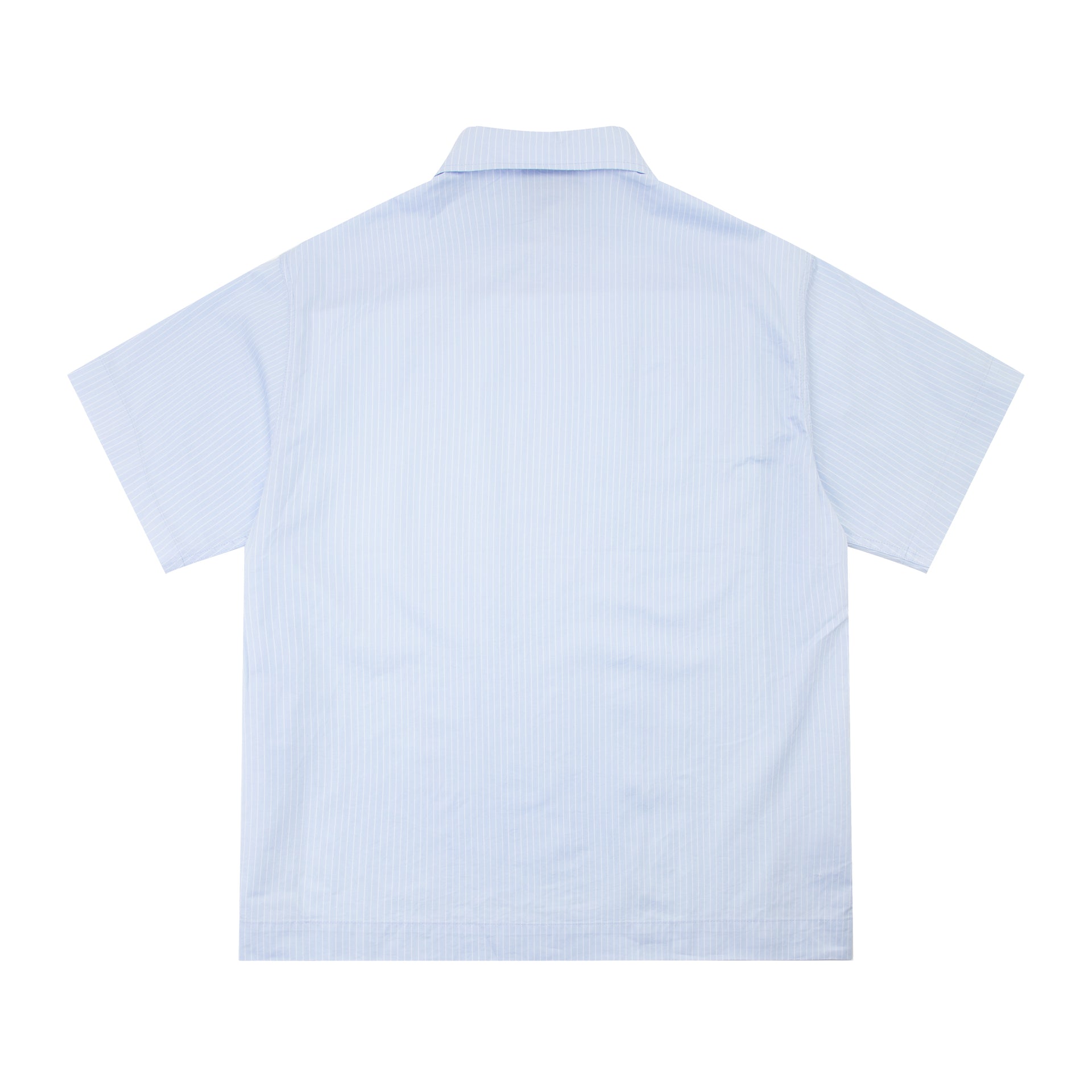 Applique Poplin S/S Shirt - Blue