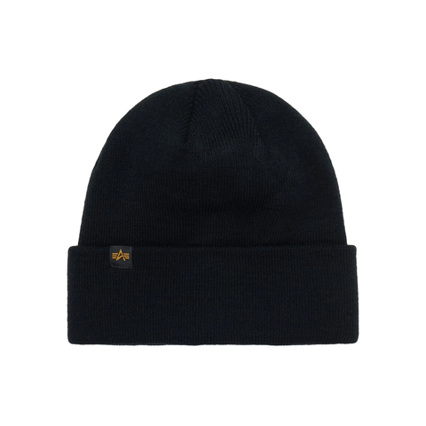 Essential Short Cuff Beanie - Black