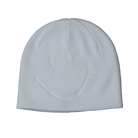 Smiley Core Beanie - Ecru