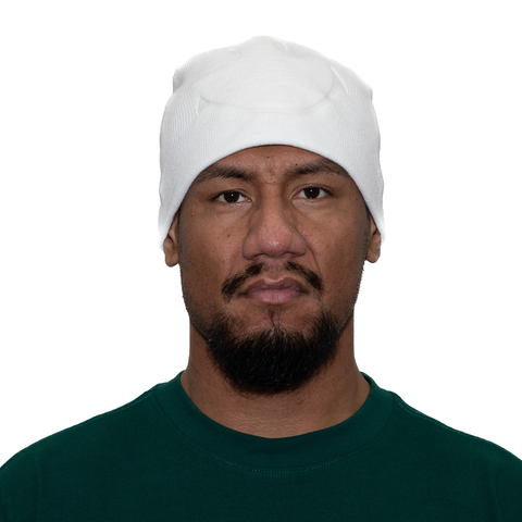 Smiley Core Beanie - Ecru