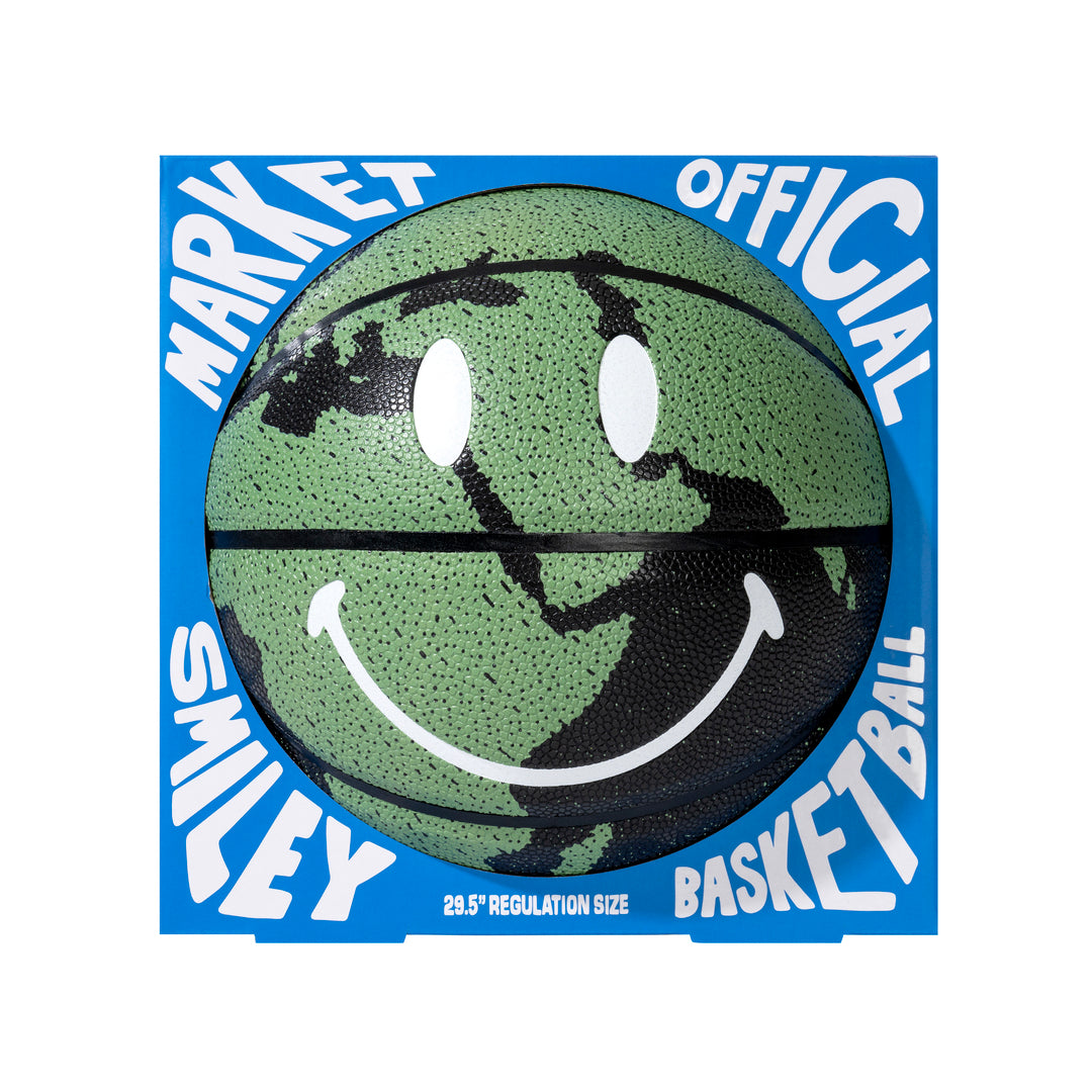 Smiley Bitmap Basketball - Multi