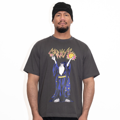 Smiley Spellcaster T-Shirt - Black