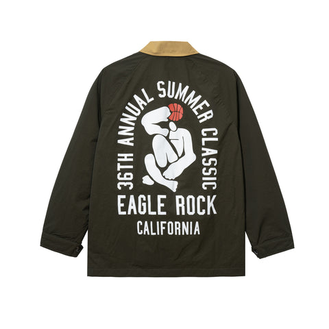 Summer League Coaches Jacket - Forest Green