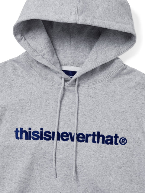 T-Logo Hoodie - Heather Grey