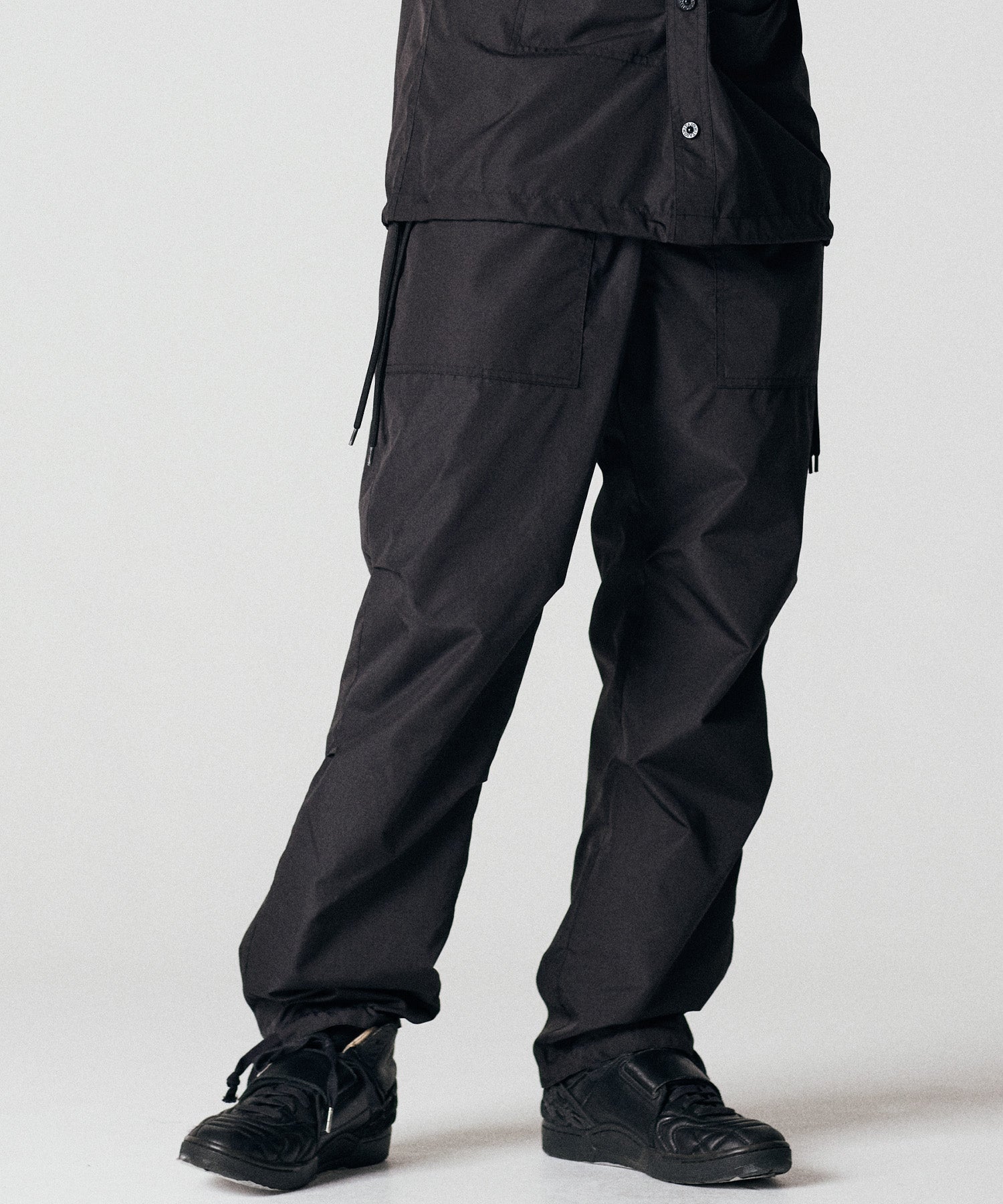 Non-Down Military Reversible Pant - Black