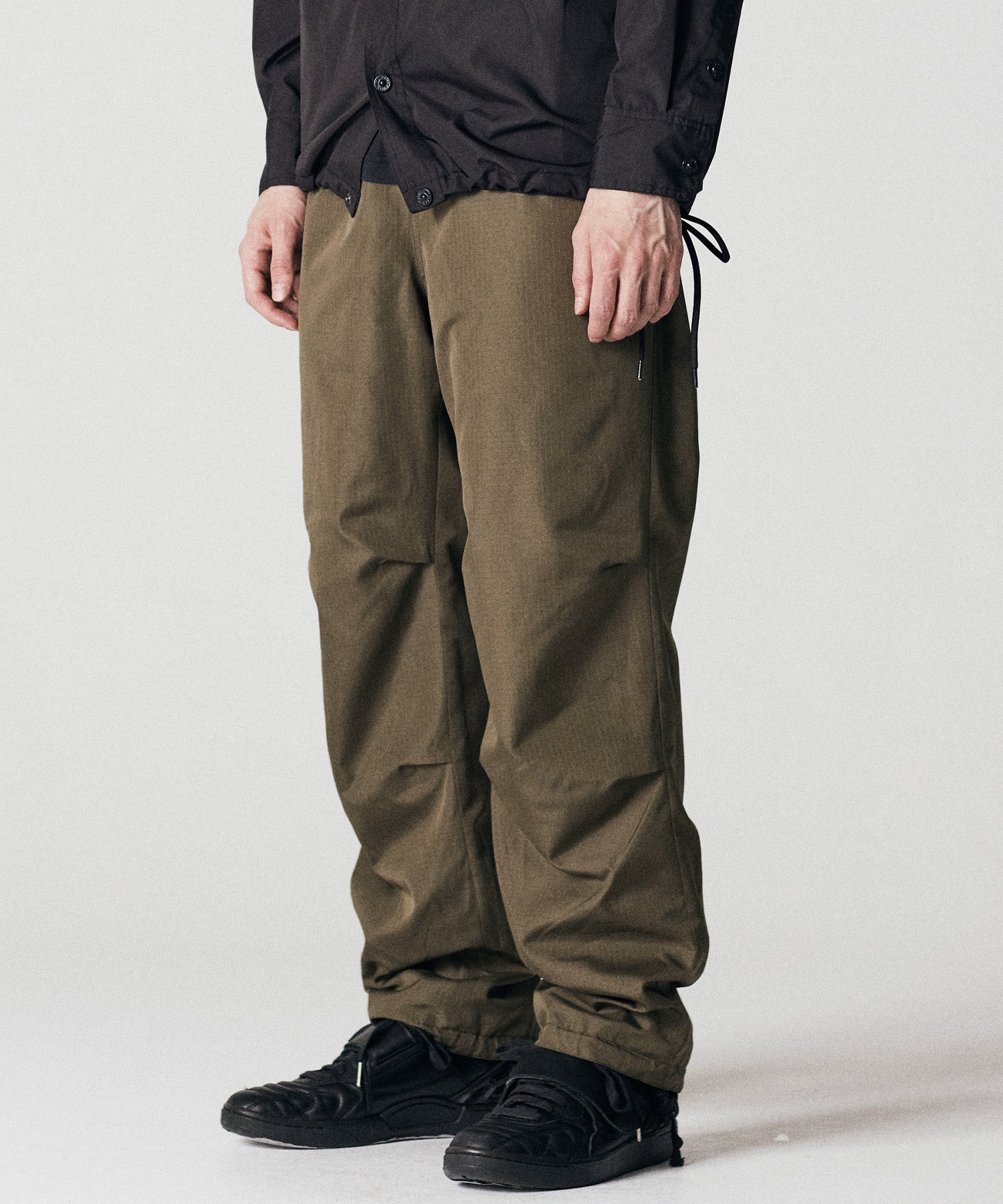 Non-Down Military Reversible Pant - Black