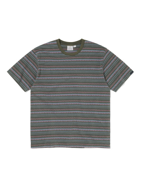 TNT x Gramicci Faded Striped T-Shirt - Sage