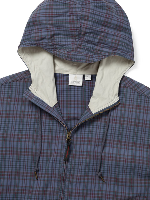 TNT x Gramicci Washed Wind Jacket - Navy Plaid