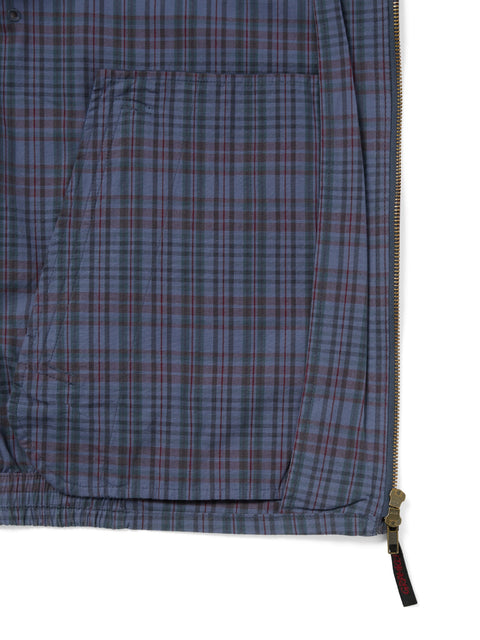 TNT x Gramicci Washed Wind Jacket - Navy Plaid