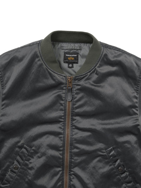 TINT x Alpha MA-1 Flight Jacket - Gunmetal