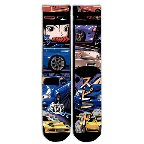 Crew Sock - Tokyo Drift