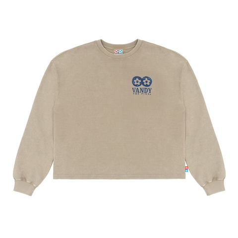 Oriental Flower Bouquet Thermal L/S - Cream