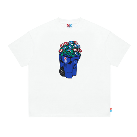Trash Can T-Shirt - White