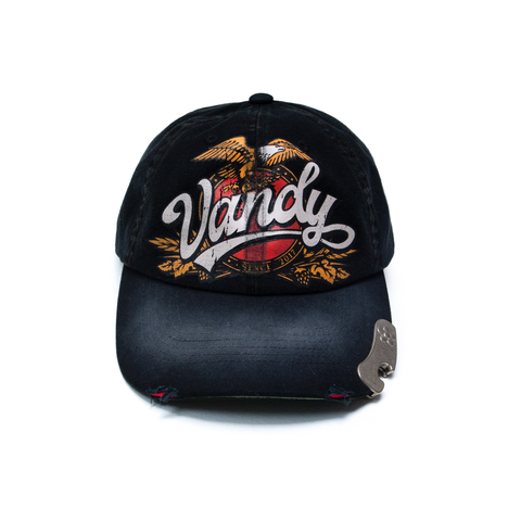 Eagle Beer Bottle Opener Hat - Washed Navy