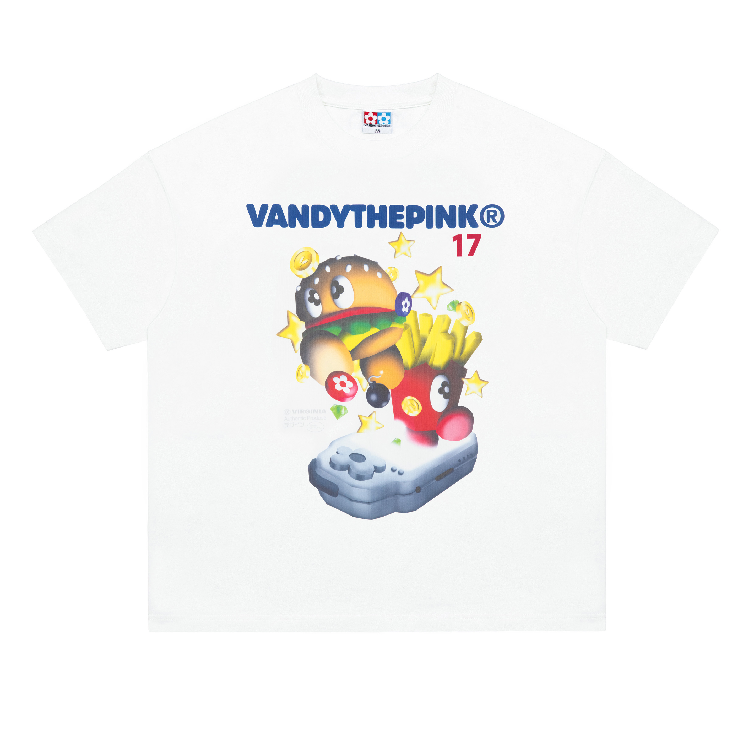 Vandy The Pink | Drop Out Store NZ | Pixel Character T-Shirt - White