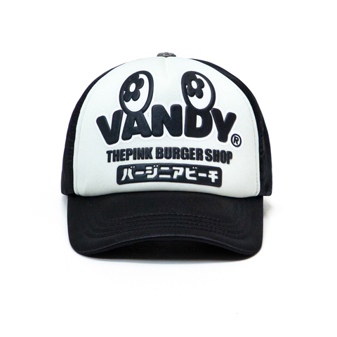 Satin Eye Logo Trucker Hat - Black