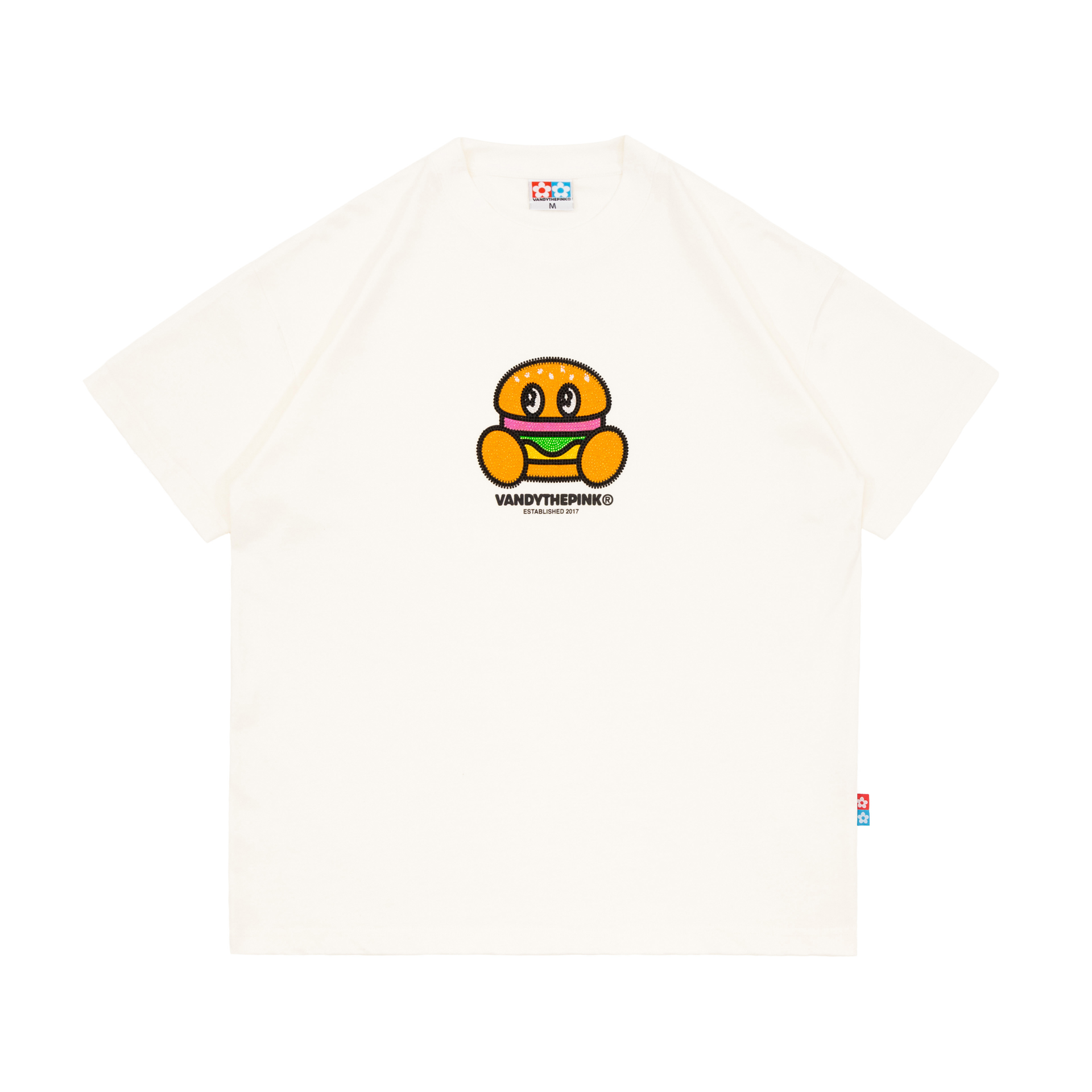 Crystal Burger T-Shirt - White