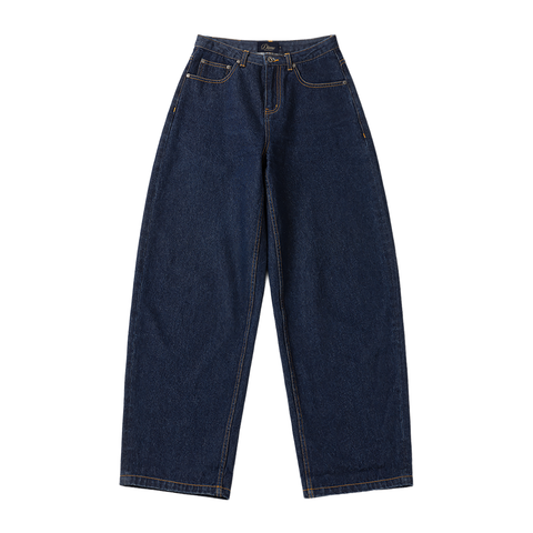 Women's Baggy Denim Pant - Indigo