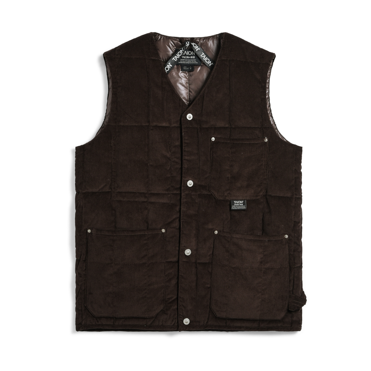 COOTIE PRODUCTIONS Corduroy Down Vest COOTIE PRODUCTIONS 