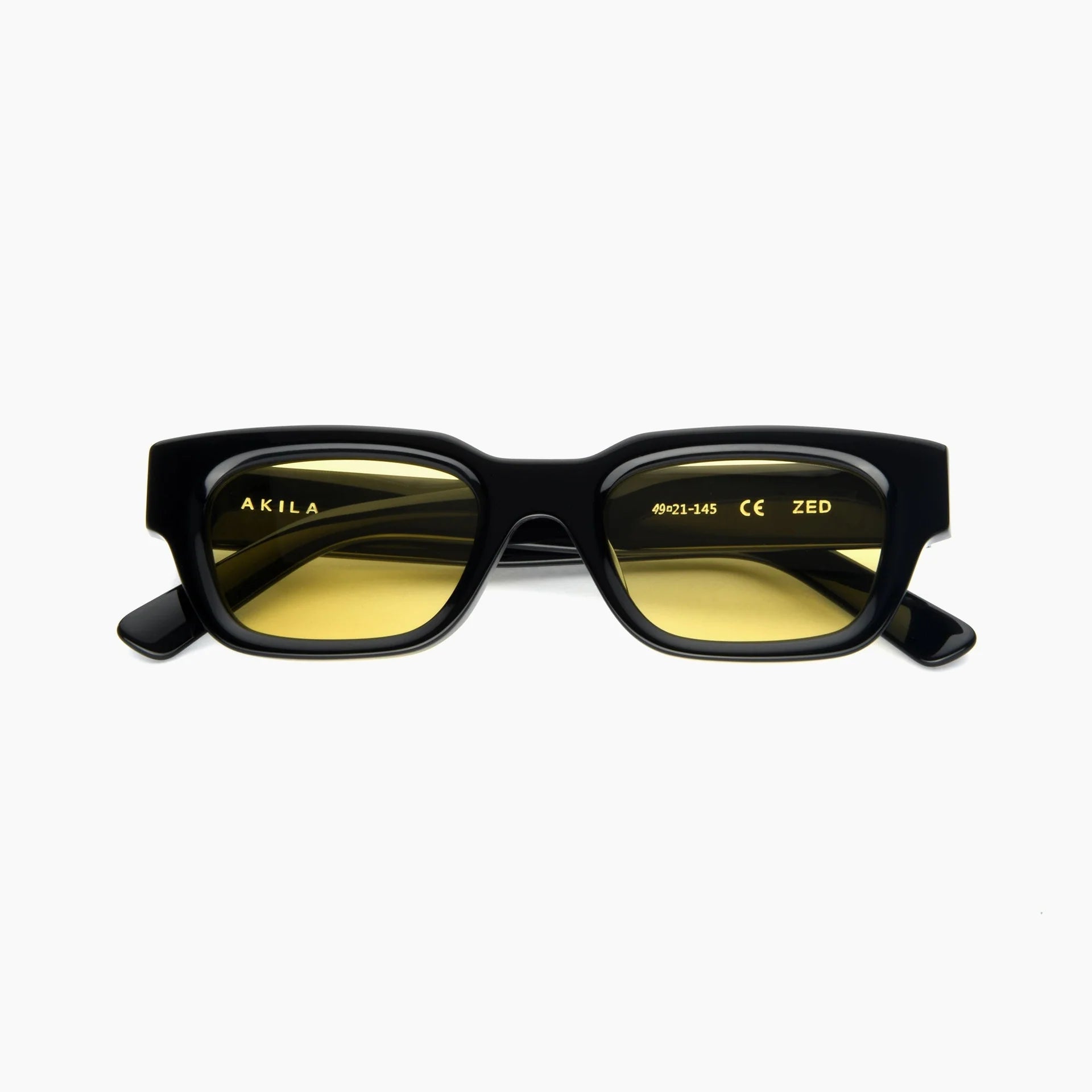 Zed Sunglasses - Black/Yellow