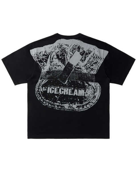 ICECREAM x Alpha Graphic T-Shirt - Black