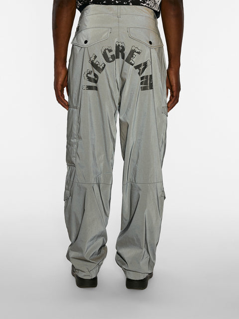 ICECREAM x Alpha Fur Patch Pant - Black