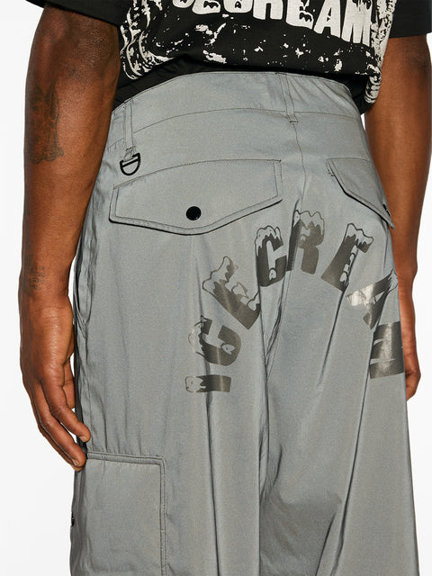 ICECREAM x Alpha Fur Patch Pant - Black