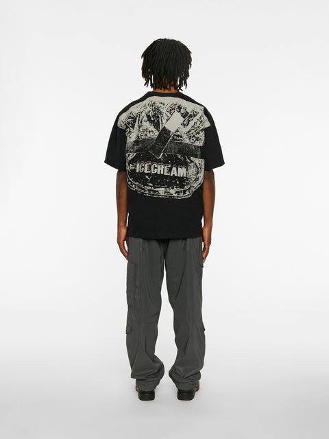 ICECREAM x Alpha Graphic T-Shirt - Black