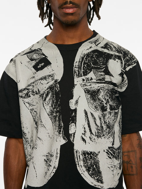 ICECREAM x Alpha Graphic T-Shirt - Black