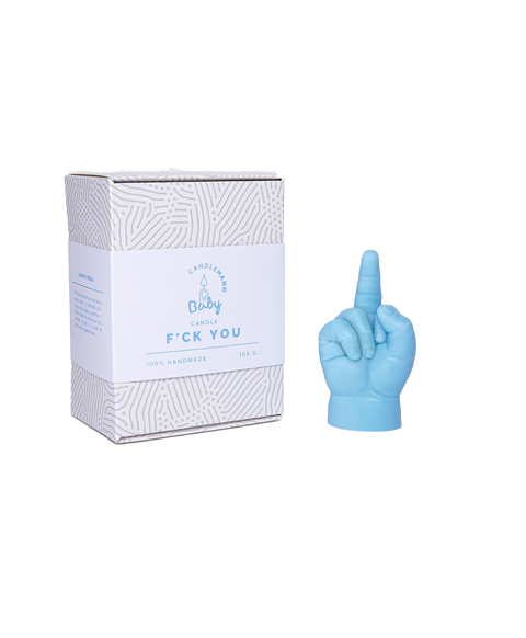 F*ck You Baby Candle - Blue