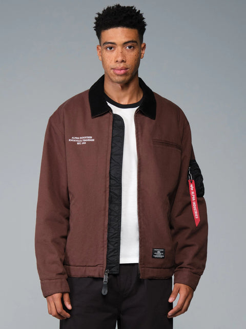 Butler Relaxed Fit Work Jacket - Cocoa
