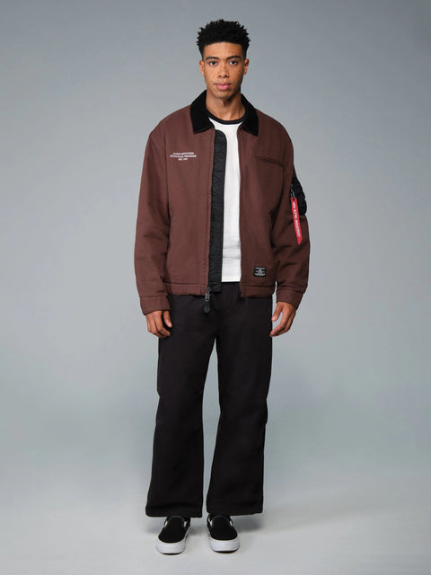 Butler Relaxed Fit Work Jacket - Cocoa