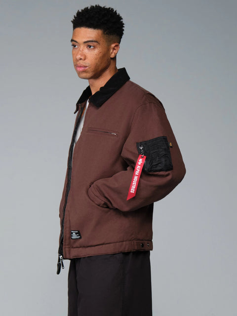 Butler Relaxed Fit Work Jacket - Cocoa