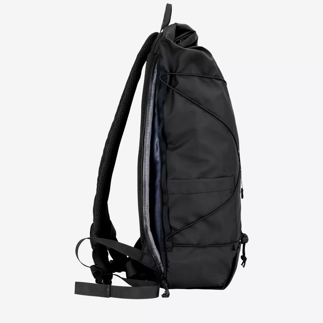 Dayle Roll Top Backpack - Black