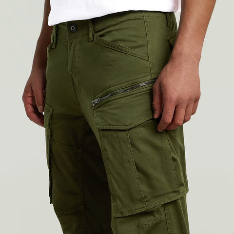 Rovic Zip 3D Regular Tapered Pant - DK Bronze Green