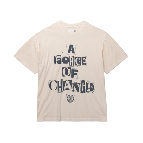 A Force Of Change T-Shirt - Bone