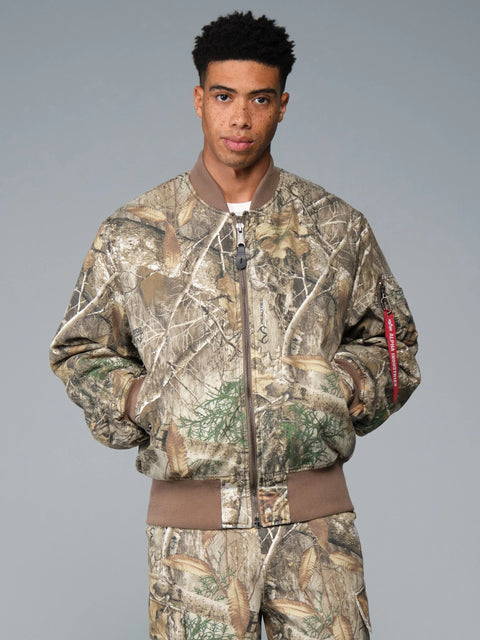 MA-1 Cotton Camo Heritage Fit Flight Jacket - Real Tree Camo