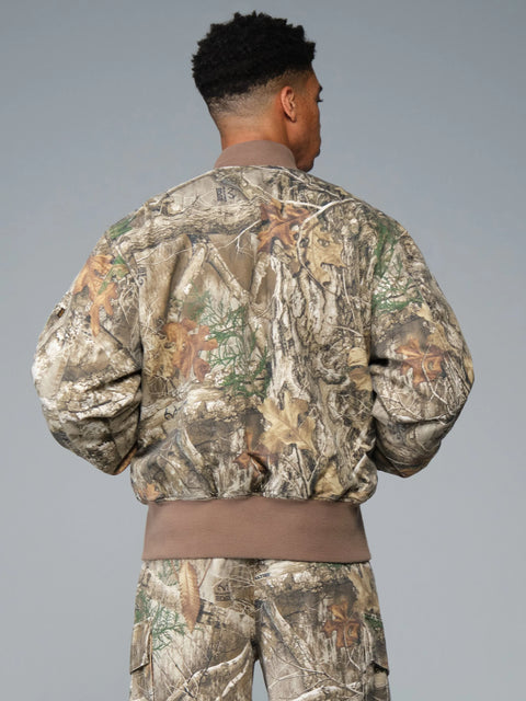 MA-1 Cotton Camo Heritage Fit Flight Jacket - Real Tree Camo