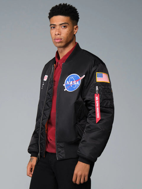 MA-1 NASA Astronaut Heritage Fit Flight Jacket - Black