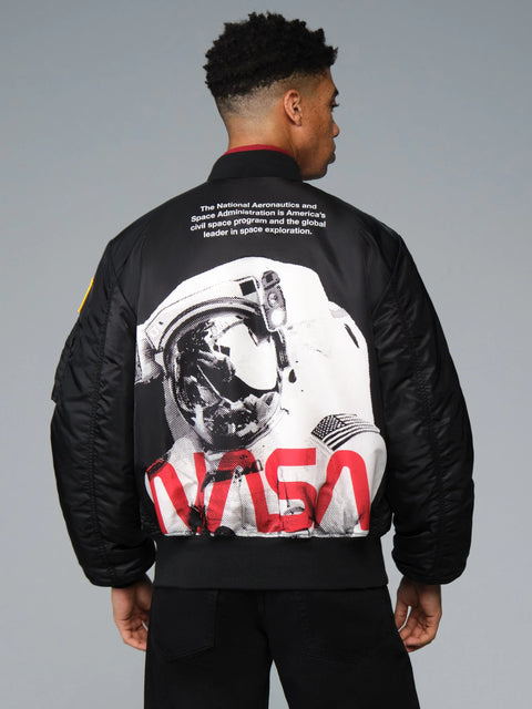 MA-1 NASA Astronaut Heritage Fit Flight Jacket - Black