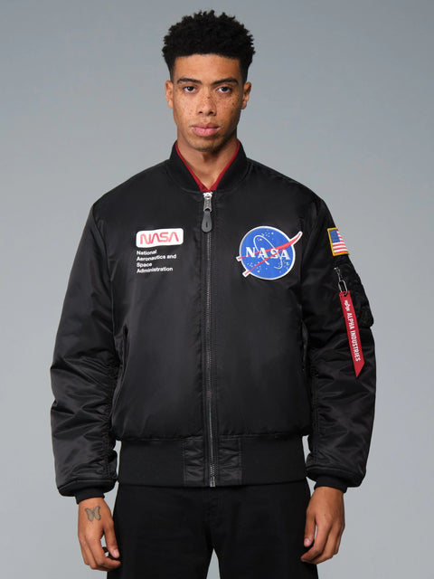 MA-1 NASA Astronaut Heritage Fit Flight Jacket - Black