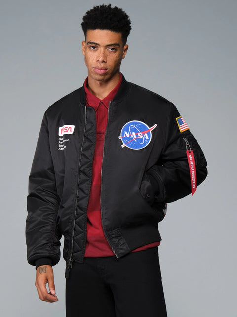 MA-1 NASA Astronaut Heritage Fit Flight Jacket - Black