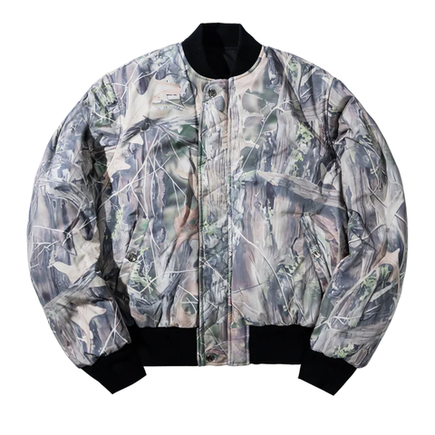 Handyman Reversible Bomber Jacket - Black/Camo
