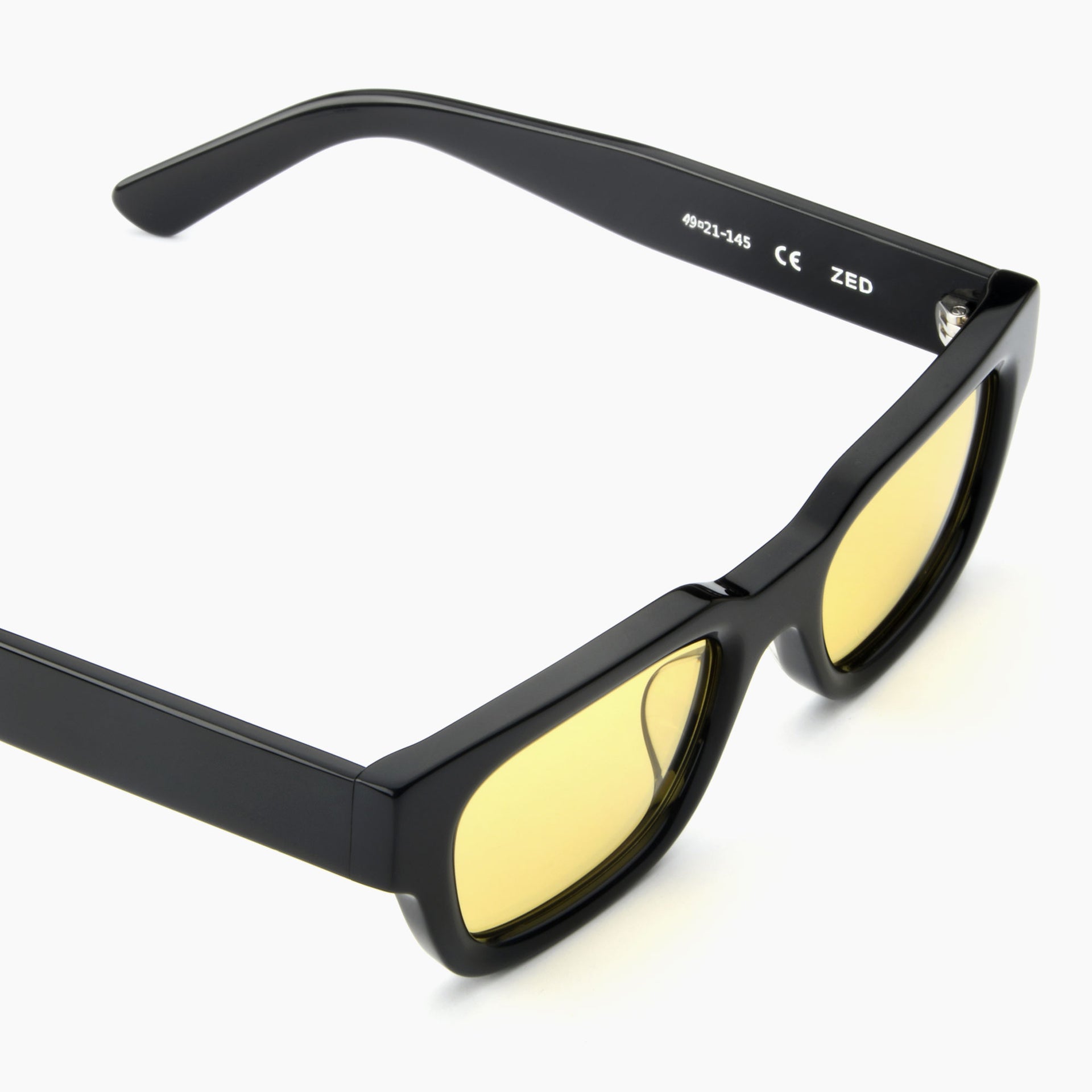 Zed Sunglasses - Black/Yellow