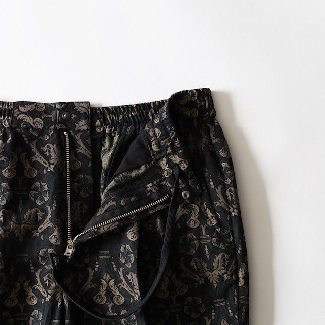 Botanical Jacquard Tucked Tapered Pant - Locals Streetwear NZ