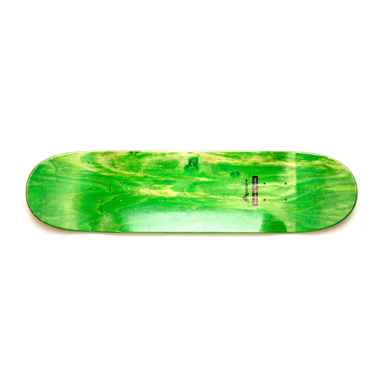 Mort 8.25" Skateboard Deck - Green/Gold