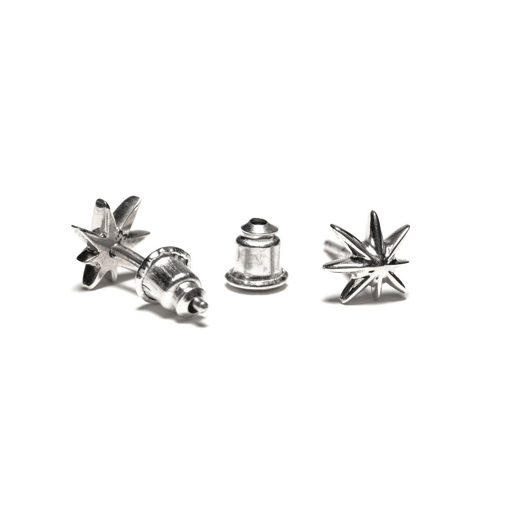 Hempstar Earrings - Silver