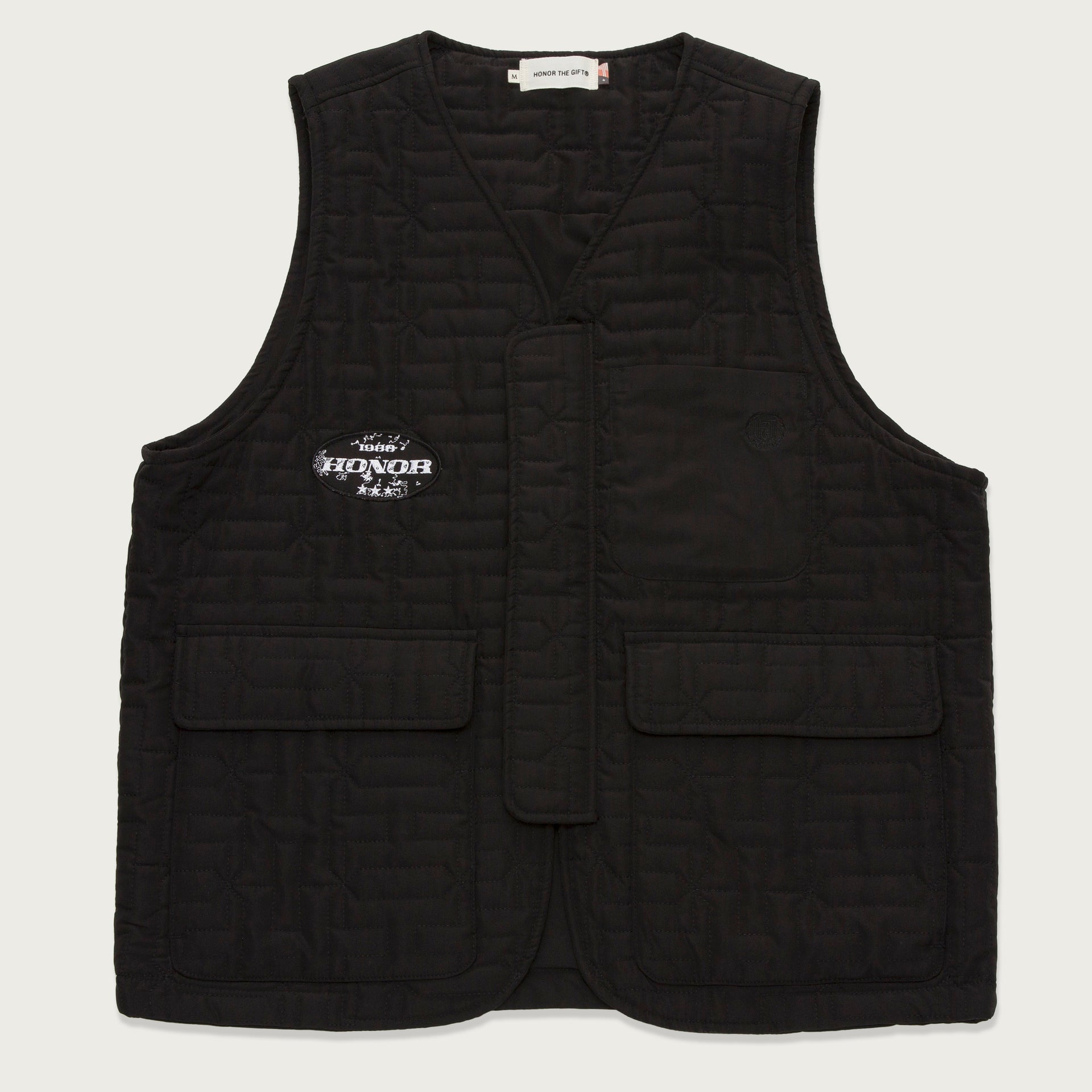 Quilted Vest Liner - Black